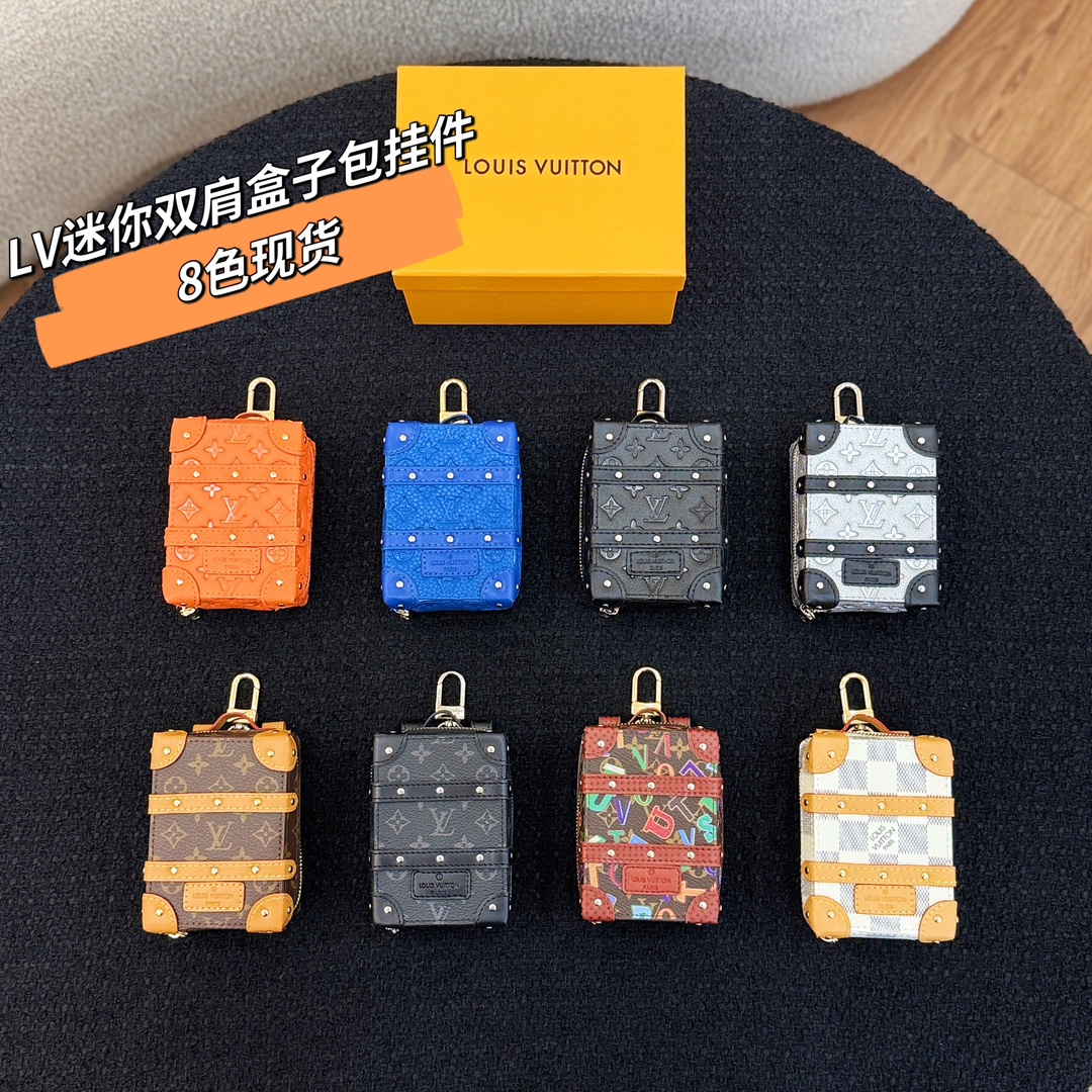LV Mini Box Bag Charm 